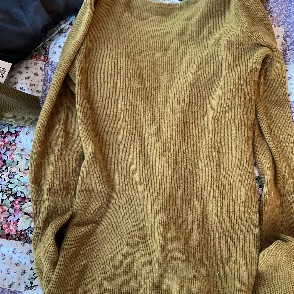 Vintage Sonia Rykiel Women's Brown Crew Neck Sweater - Picture 5 of 6
